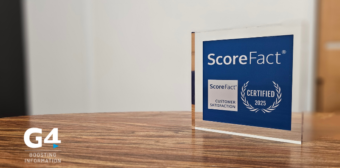 G4 s'engage dans la démarche ScoreFact pour piloter la satisfaction client