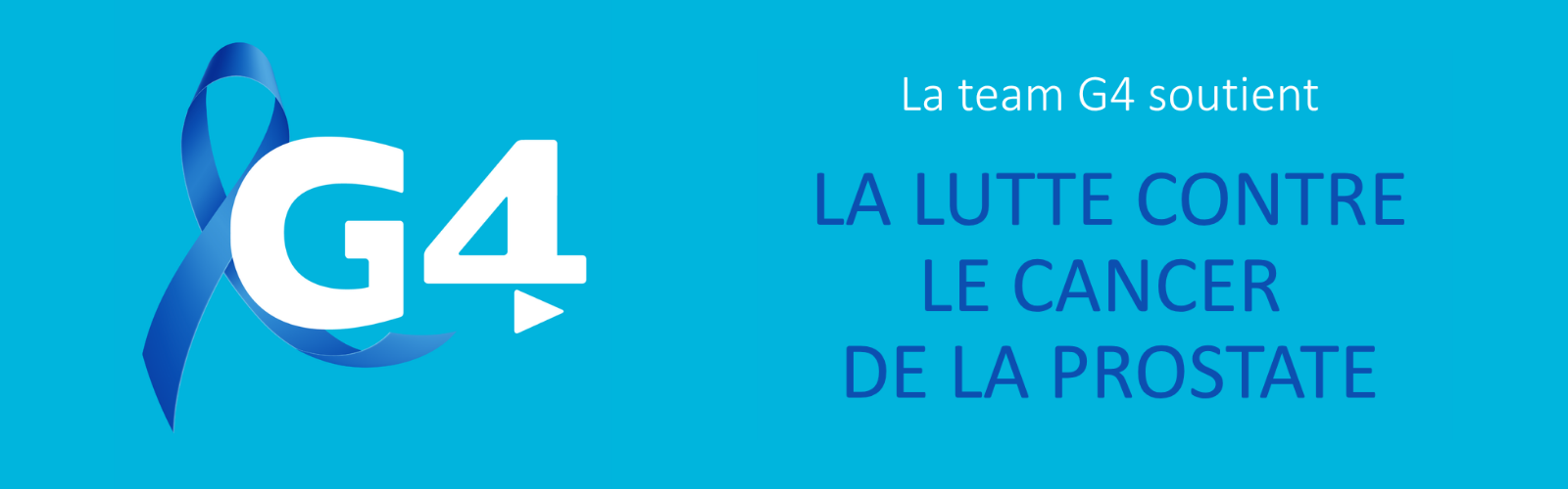 La team G4 soutient la lutte contre le cancer de la prostate